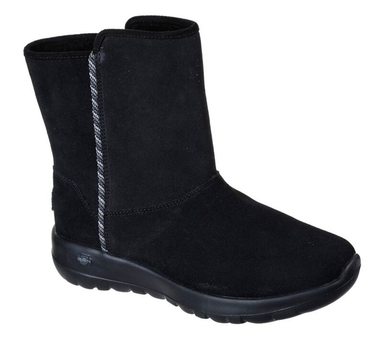 Skechers On The Go Joy - Cared For - Womens Boots Black/Grey [AU-KF3511]